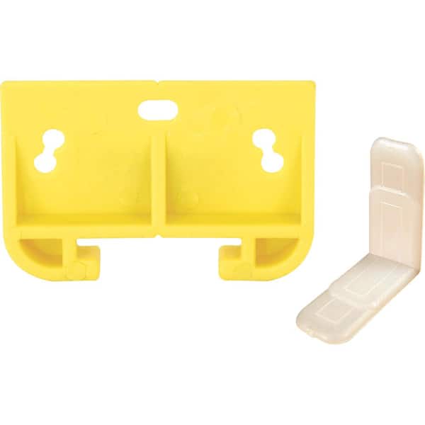 Prime-Line 3/32 in. x 1-9/32 in., Yellow Drawer Guide Kit