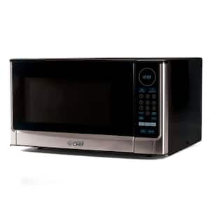 1.4 cu. ft. Countertop Microwave Stainless and Black
