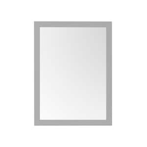 Mayfield 28.00 in. W x 36.00 in. H Framed Rectangular Bathroom Vanity Mirror in American Gray