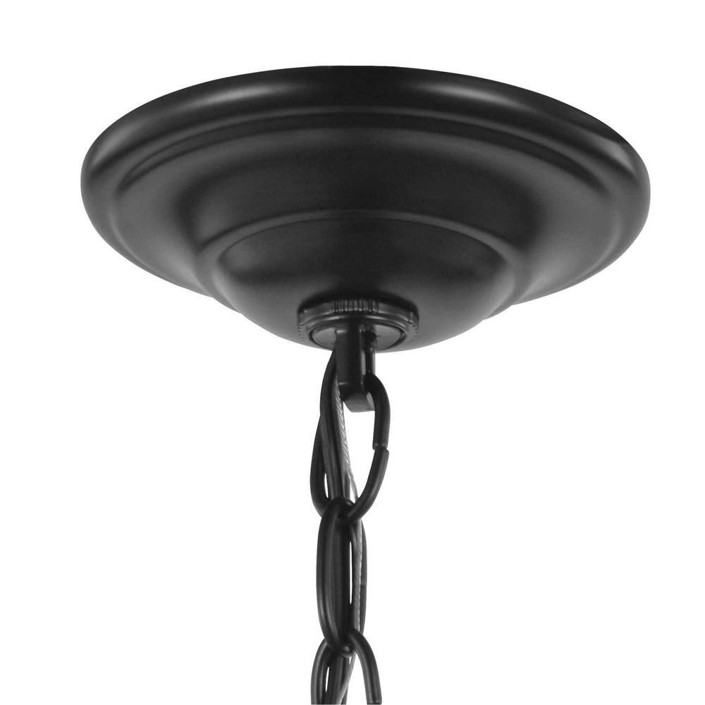 Equinox Black and Nickel 4-Light Globe Pendant