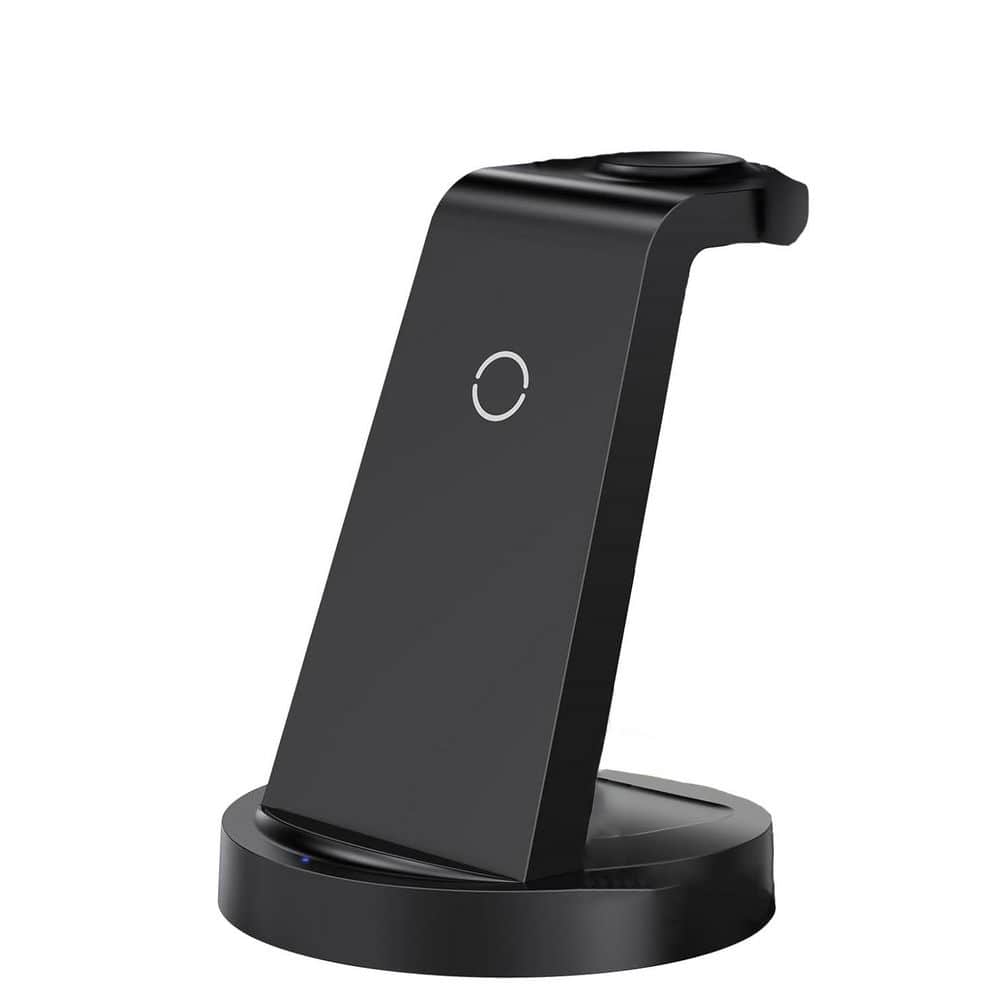 3 in 1 Wireless Charging Station for iPhone and Apple Watch AirPods Fast Charge Dock with LED Indicator price history on PriceWatchPro