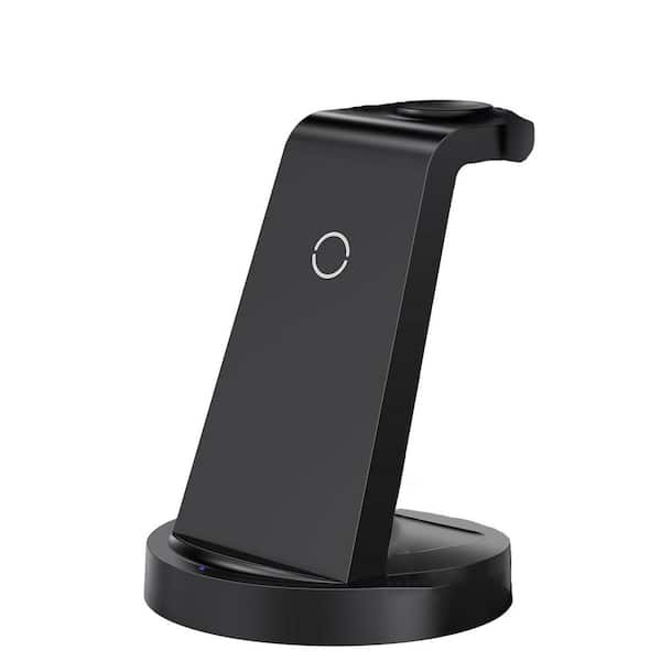 3 in 1 Wireless Charging Station for iPhone and Apple Watch AirPods Fast Charge Dock with LED Indicator