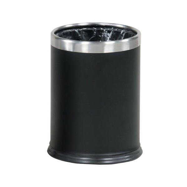 Rubbermaid Commercial Products Executive Series 3.5 Gal. Black Round Trash Can