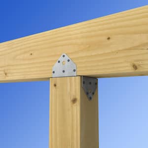 BC Galvanized Post Cap for 6x Nominal Lumber