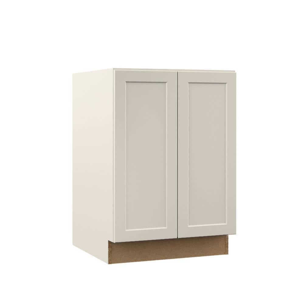 Designer Series Melvern 24 in. W x 24 in. D x 34.5 in. H Assembled Shaker Full Door Height Base Cabinet in Cloud price history on PriceWatchPro