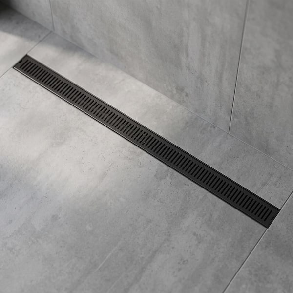 VIGO Elan 36 in. Linear Shower Drain in Matte Black VG07003MB