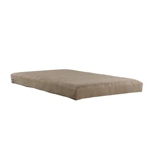 Dana 6 in. Soft/Medium Thermobonded High Density Polyester Fill Smooth Top Quilted Tan Twin Mattress