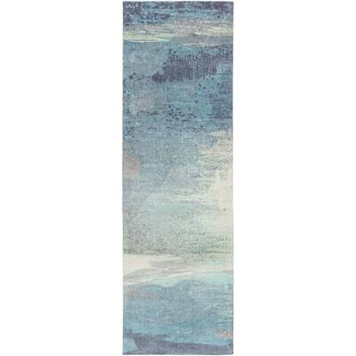 3 X 8 Area Rugs The Home Depot, Blue Runner Rugs For Kitchen