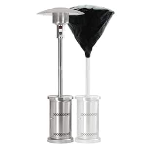 48,000 BTU's Patio Heater, Outdoors Gas Patio Heaters Floor Standing Patio Heater Commercial Full Stainless Steel