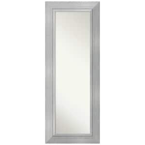 Large Rectangle Burnished Silver Modern Mirror (55.25 in. H x 21.25 in. W)