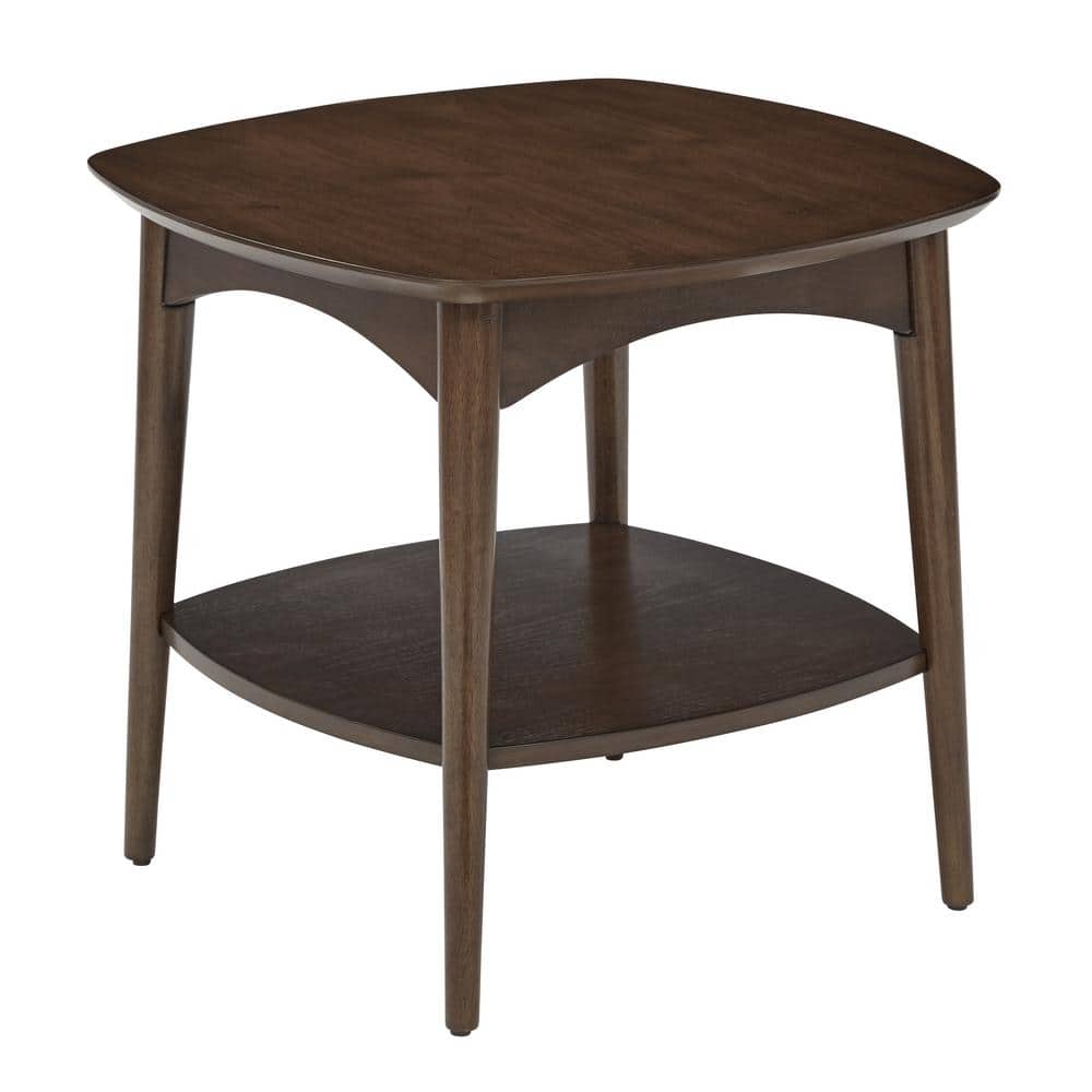 Copenhagen Mid-Century Modern Walnut Wood Accent Table