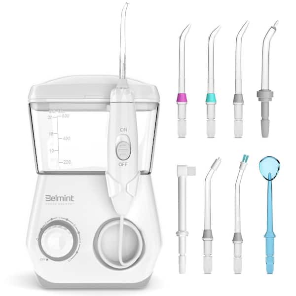 Belmint Countertop Water Flosser with Case and 4 Nozzles