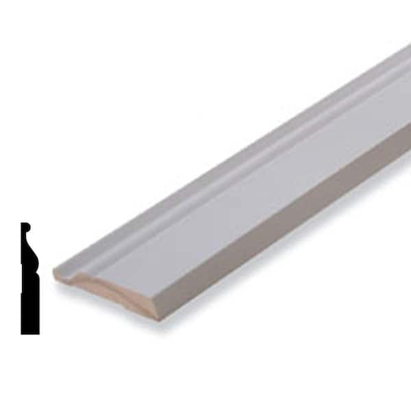 Alexandria Moulding 9/16 in. D x 3-1/4 in. W Finger-Jointed Pine Wood Baseboard Moulding