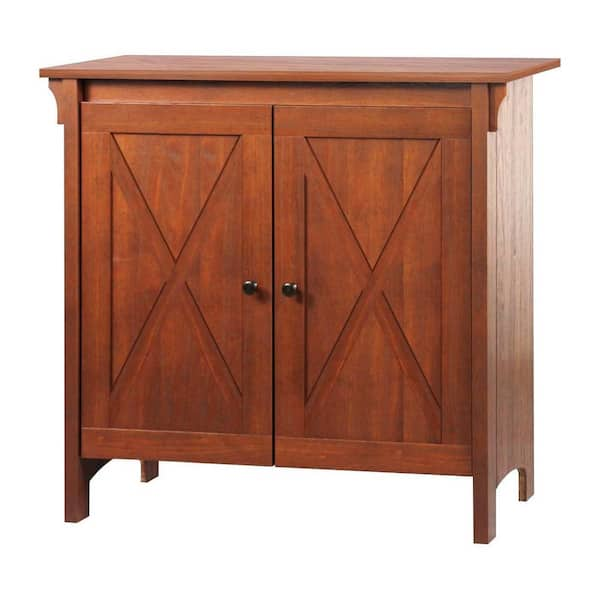 SAINT BIRCH Hawksbury Espresso File Cabinet