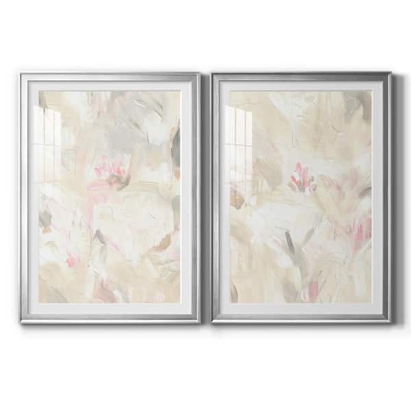 Wexford Home Soft Abstraction I by Wexford Homes 2-pieces Framed Abstract Paper Art Print 22.5 in. x 30.5 in.