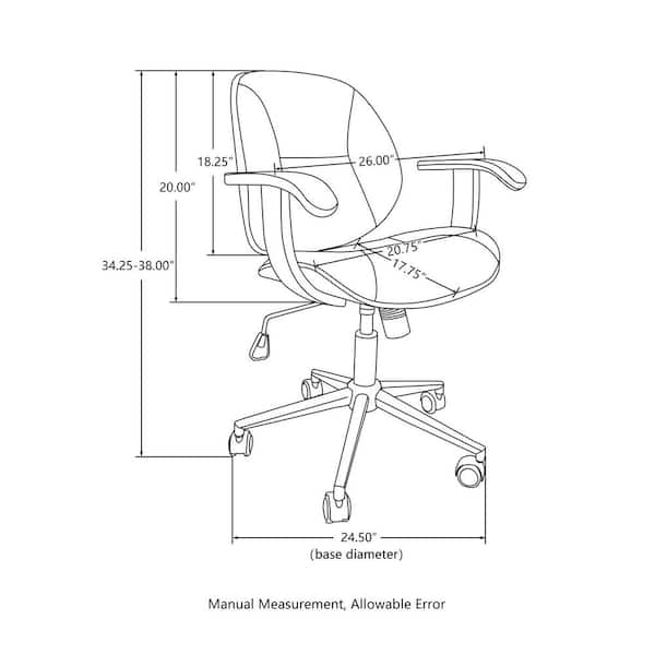 Guide to office chair base dimensions