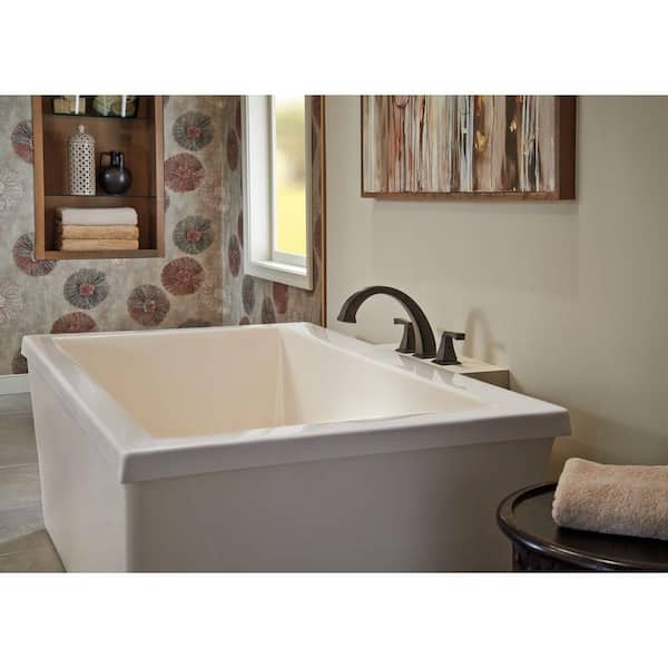 Dryden 2-Handle Deck-Mount Roman Tub Faucet Trim Kit Only in Venetian Bronze (Valve Not Included)