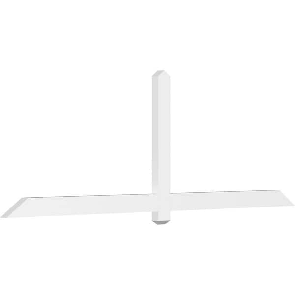Ekena Millwork Eugene 96 in. W x 32 in. H x 2 in. D Signature Polyurethane Bracket