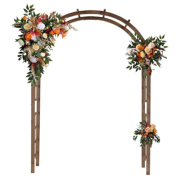 Karl home 58.1 in. x 85.4 in. Grande Wood Arbor