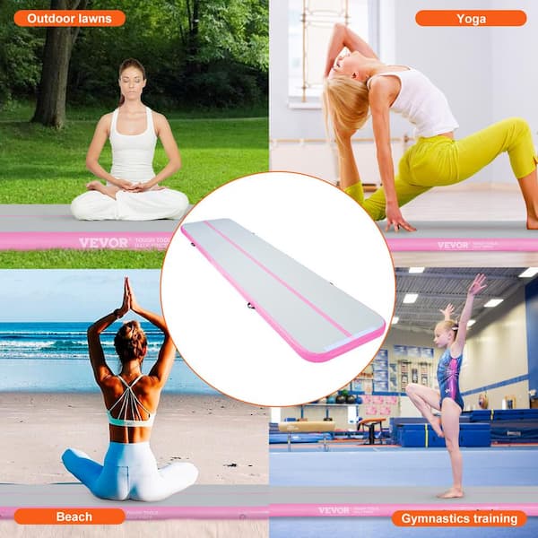 VEVOR Gymnastics Air Mat 4 in. Thickness Inflatable Gymnastics