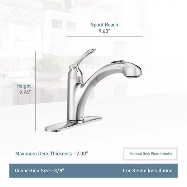 MOEN Aquasuite Single Handle buy Butler Faucet