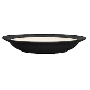 Noritake Colorwave Graphite Black Stoneware Pasta/Rim Soup Bowl 8-1/2 ...