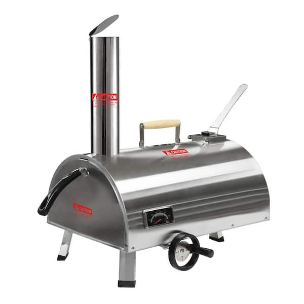 Pizza Oven 12 Outdoor Pellet Pizza Oven, Portable Stainless Steel Wood  Fired Pizza Maker for Camping, Picnic, Party 