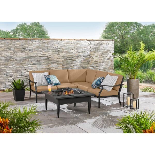 hampton bay 3 piece sectional