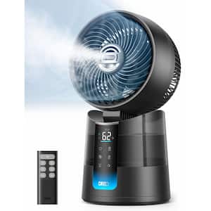 TurboCool 512 CFM 6-Speed Indoor Misting Portable Evaporative Cooler for 1400 sq. ft. with 150° Oscillation