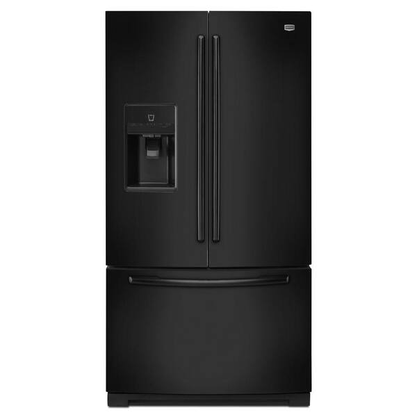 Maytag Ice2O 26.1 cu. ft. French Door Refrigerator in Black-DISCONTINUED