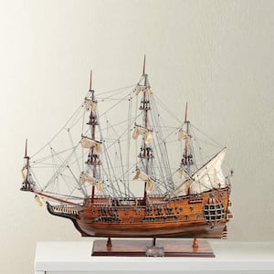 Wooden Fairfax Display Ship Model