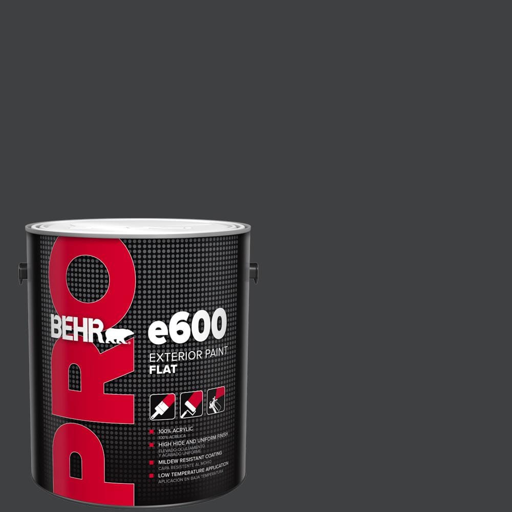 1 gal. #HDC-MD-04 Totally Black Flat Exterior Paint price history on PriceWatchPro