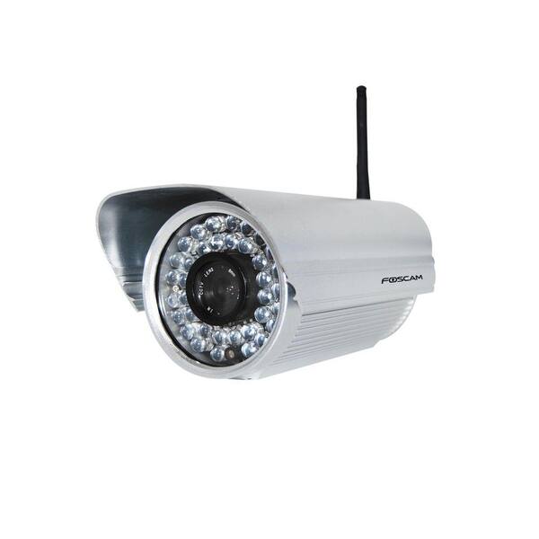 Foscam Wireless 640 TVL H.264 Video Bullet Shaped Outdoor Security Camera-DISCONTINUED