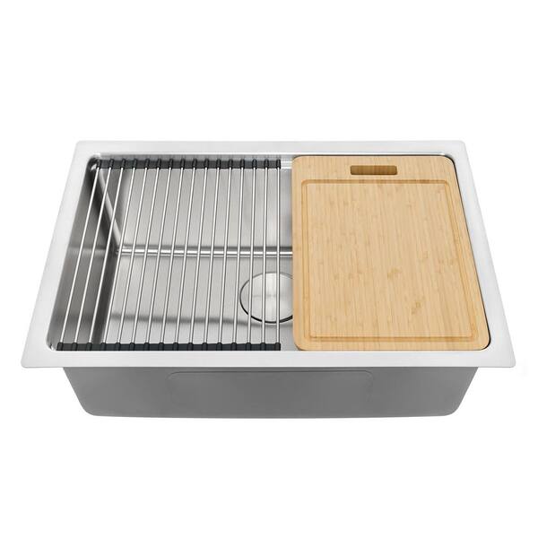 Ruvati Renaro 27 in. Undermount Single Bowl 16-Gauge Stainless