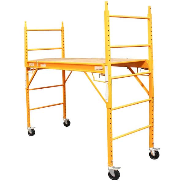 PRO-SERIES 6 ft. x 6 ft. x 2.4 ft. Multi-Use Drywall Baker Scaffolding with 1000 lb. Capacity