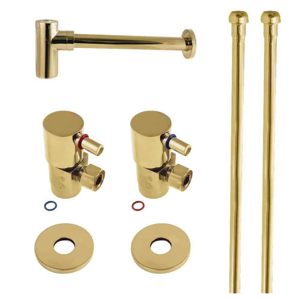 Trimscape Modern Made of Brass Plumbing Sink Trim Kit with Bottle Trap in Polished Brass price history on PriceWatchPro