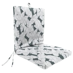 44 in. L x 21 in. W x 3.5 in. T Outdoor High Back Chair Cushion in Carano Stone Grey