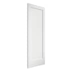 Eightdoors 24 In. X 80 In. X 1-3/8 In. Shaker White Primed 1-Panel ...