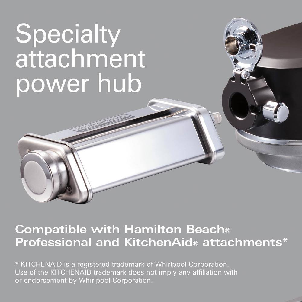 Hamilton Beach Silver 12-Speed Stainless Steel Stand Mixer