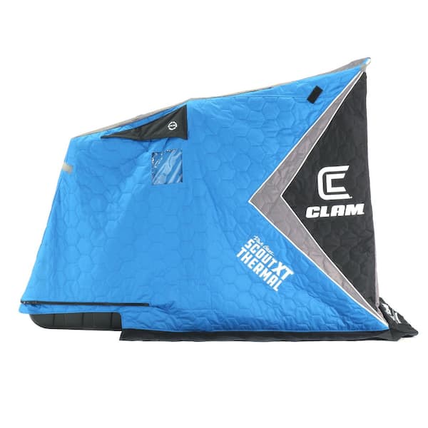 Clam Scout XT Thermal - 1 Angler Ice Fishing Shelter 16847 - The Home Depot