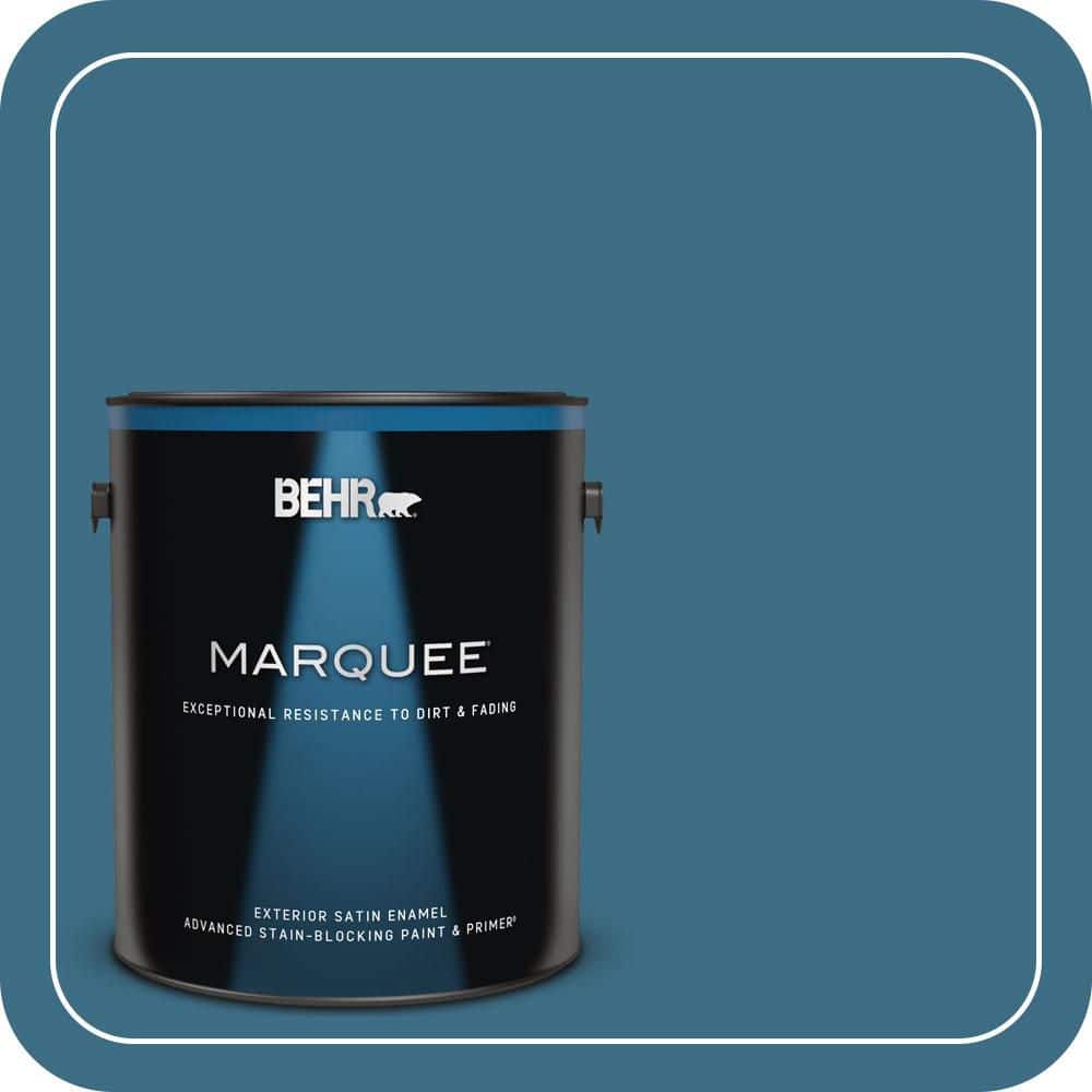 1 gal. #S490-6 Bering Wave Satin Enamel Exterior Paint & Primer price history on PriceWatchPro