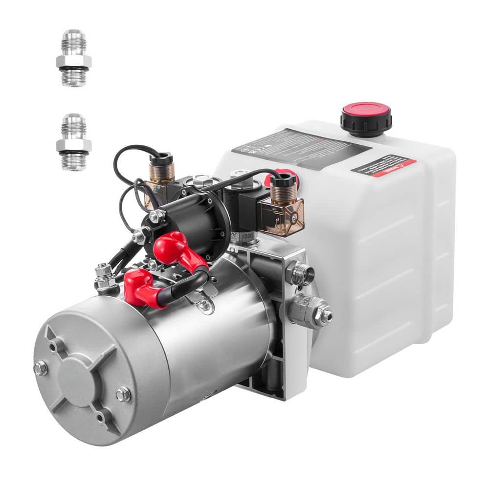 12V DC Hydraulic Pump for Dump Trailer & Car Lift, Double Acting, 3Qt. Metal Reservoir, 3200 PSI, 0.91 GPM Power Unit price history on PriceWatchPro