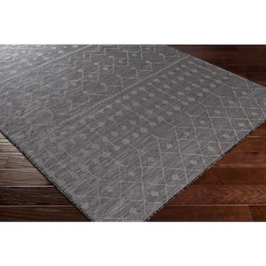 Laylani Dark Doormat 3 ft. x 4 ft. Indoor/Outdoor Area Rug