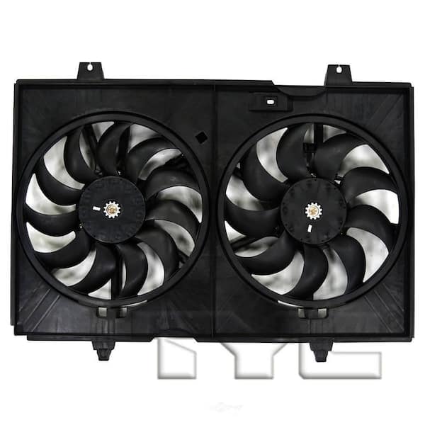 TYC Dual Radiator and Condenser Fan Assembly