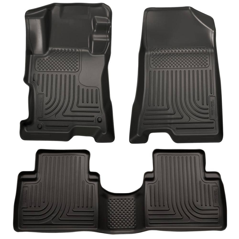 Husky Liners Front & 2nd Seat Floor Liners Fits 08-12 Accord 4 Door ...