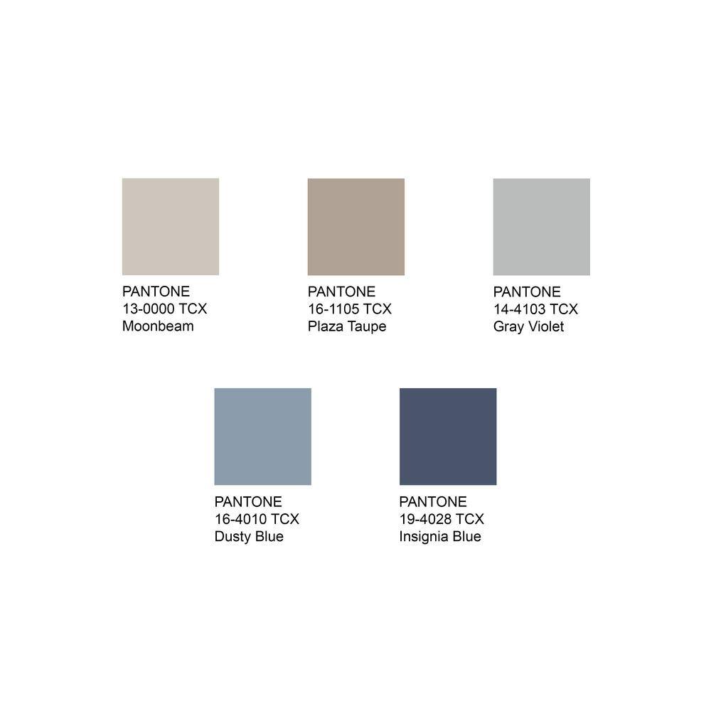 Elegant Brentwood 5' Square Navy/Light Grey Synthetic Area Rug