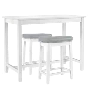Ceycl White and Gray 3-Piece Counter Set