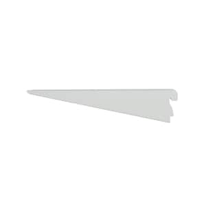 9 in. White Regular Duty Shelving Track Bracket