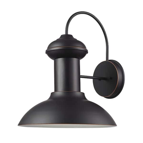 Globe Electric Jameson Oil-Rubbed Bronze Vintage 1-Light Wall Sconce