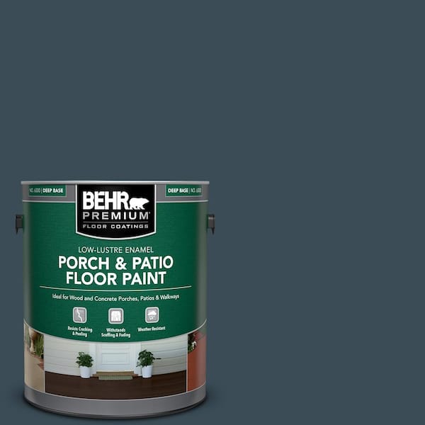 BEHR PREMIUM 1 gal. #SC-101 Atlantic Low-Lustre Enamel Interior/Exterior Porch and Patio Floor Paint